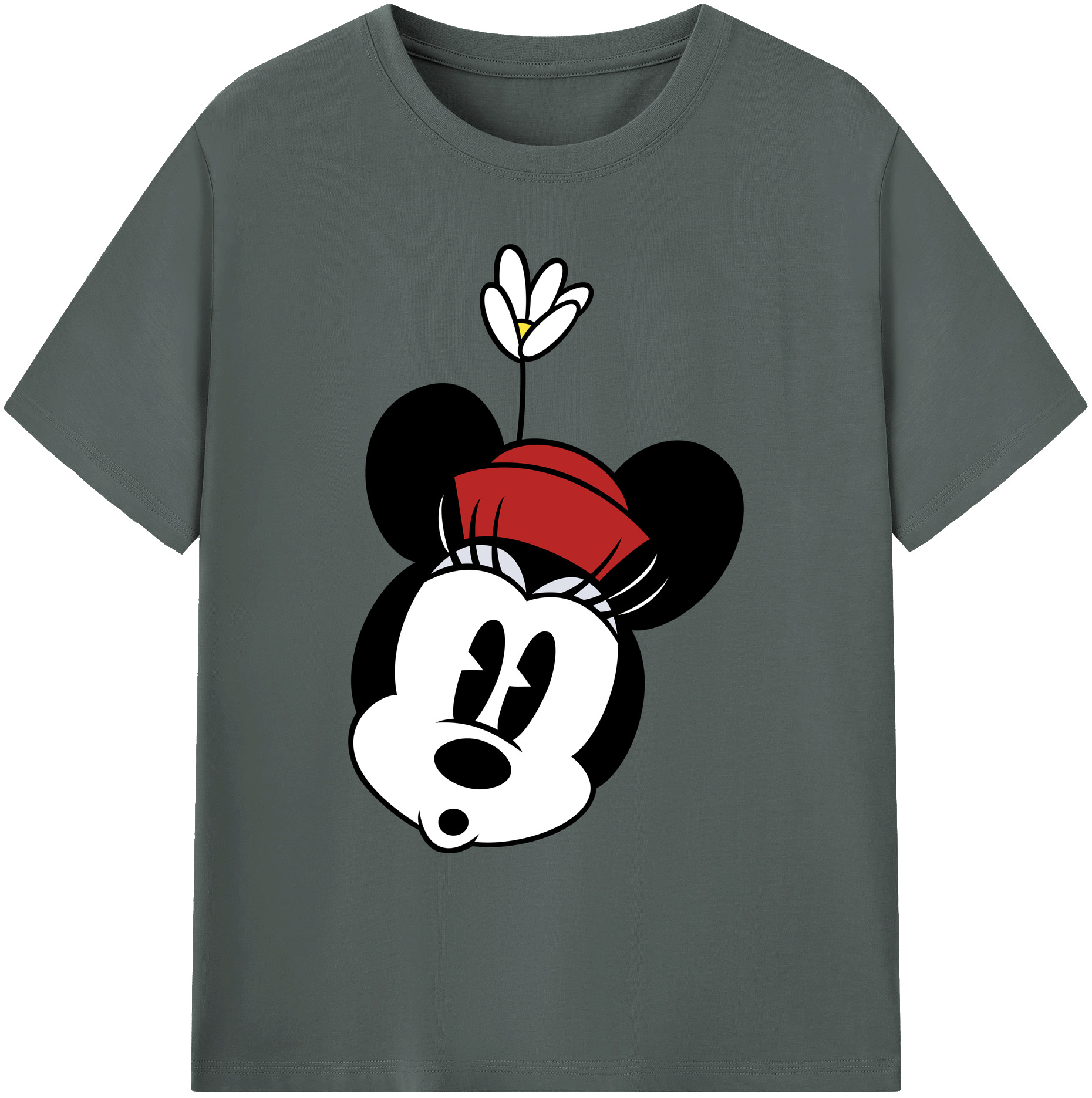 ミッキーマウス Mickey Mouse 綿100％ メンズ半袖Tシャツ｜肌触りやわらか＆通気性